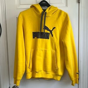 Puma men’s small yellow hoodie